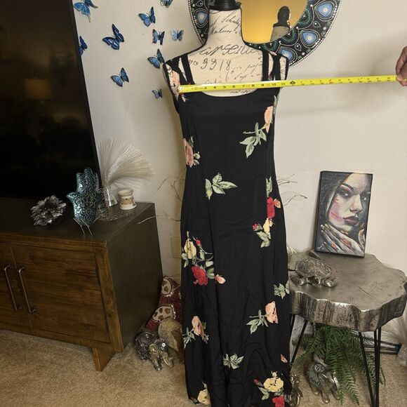 R.J. Stevens Carol Escritor Women’s Maxi Vintage Dress Flowy Floral Size US 10 - Picture 7 of 10